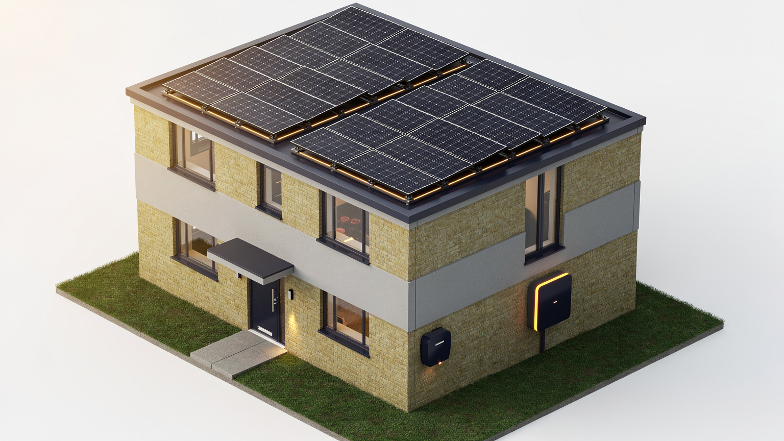 Flat Roof Solar Panels: South vs East-West, and How Many You Can Fit