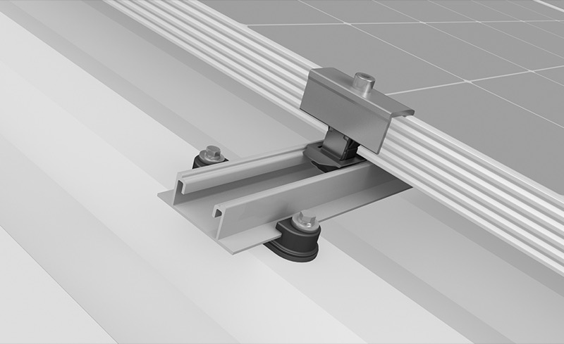 K2 Systems BasicRail On-Roof Kit (10-panel)